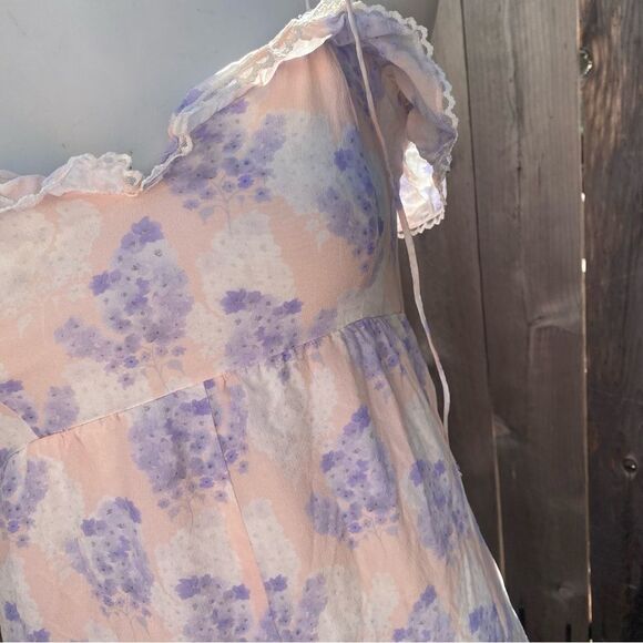 ATHENA PROCOPIOU Violet's Whisper Hippy silk Dress size 1/small - Picture 14 of 16